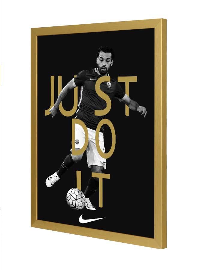 LOWHA - Just Do It Wall Art Frame Multicolour 33x43cm - Image 1
