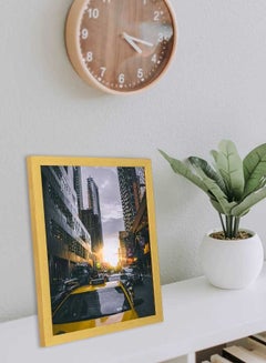 LOWHA Photo Of Cars On Asphalt Road Wall Art Frame Multicolour 33x43cm  - Image 3