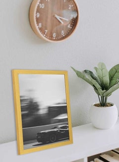 LOWHA Sports Coupe On Road Wall Art Frame Multicolour 33x43cm  - Image 3
