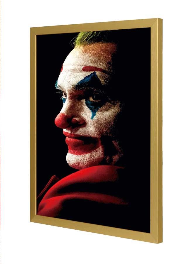 LOWHA - Joaquin Phoenix Jocker Wall Art Frame Multicolour 33x43cm - Image 1