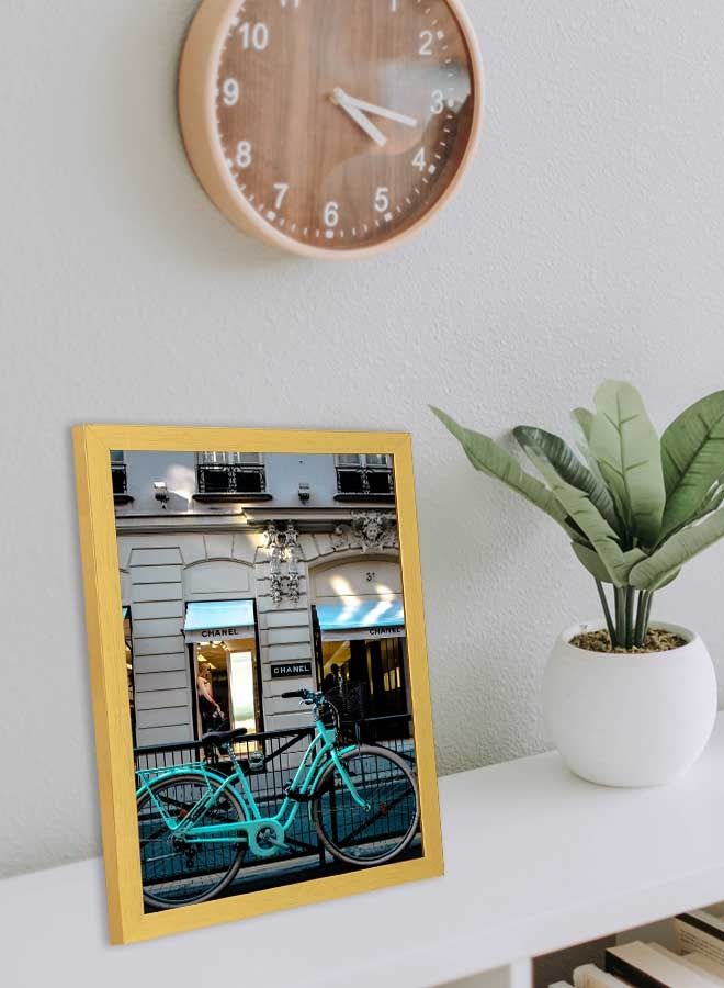 LOWHA Cruiser Bike Parked Near Chanel Store Wall Art Frame Multicolour 33x43cm - Image 3