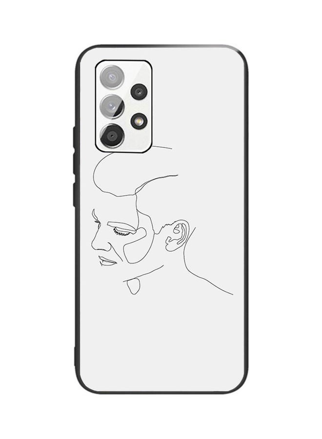 Okteq Protective Case Cover for Samsung Galaxy A32/M32 5G Male Face - Image 1