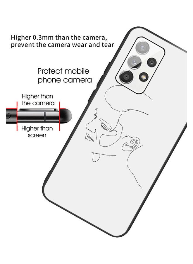 Okteq Protective Case Cover for Samsung Galaxy A32/M32 5G Male Face - Image 2