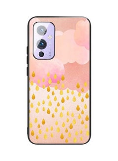 Okteq Protective Case for OnePlus 9-  Clouds Pink/Gold  - Image 1