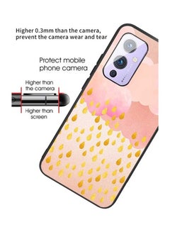 Okteq Protective Case for OnePlus 9-  Clouds Pink/Gold  - Image 3
