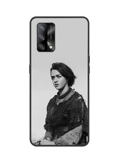 Protective Case Cover for Oppo A74 4G/F19 Arya Stark Grey/Black