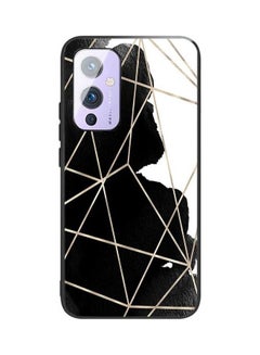 Okteq Protective Case for OnePlus 9- Cloud  Lines Black/White  - Image 1