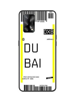 Protective Case Cover for Oppo A74 4G/F19 Dubai Airport White/Black/Yellow