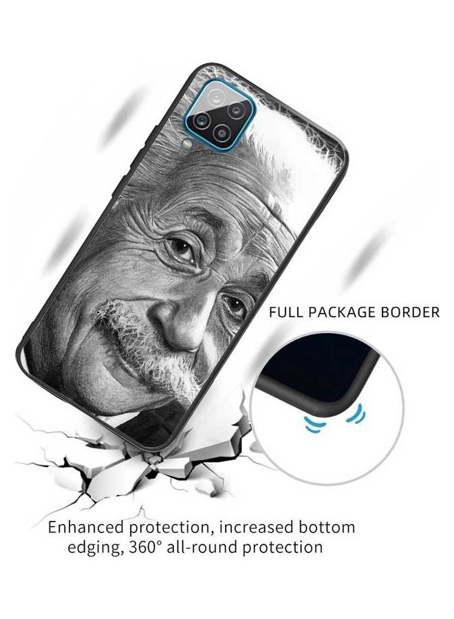 Protective Case Cover For Samsung Galaxy A12 Albert Einstein