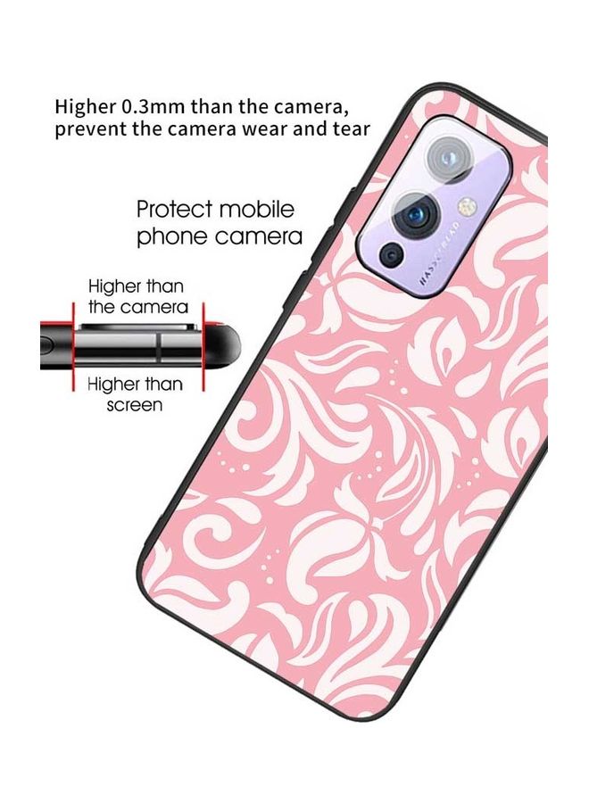 Okteq - Protective Case for OnePlus 9 White/Pink - Image 1