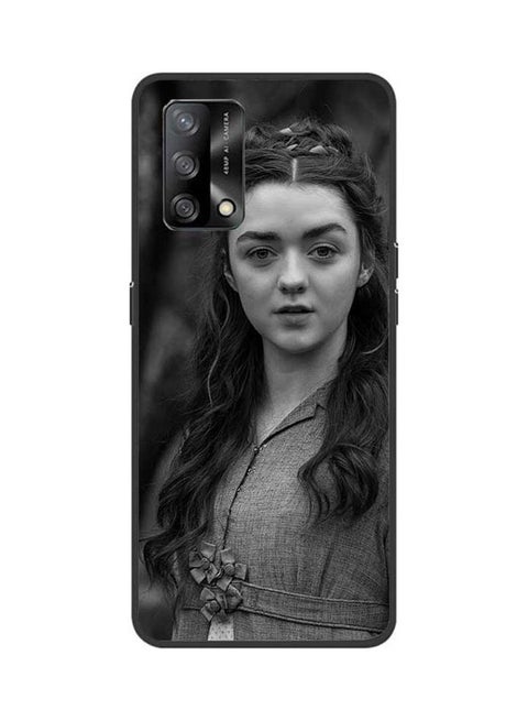 Protective Case Cover for Oppo A74 4G/F19 Arya Stark Black/Grey