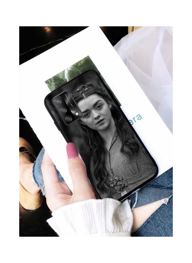 Okteq - Protective Case Cover for Oppo A74 4G/F19 Arya Stark Black/Grey - Image 1