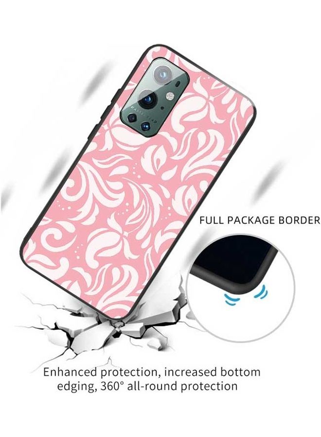 Okteq - Protective Case for OnePlus 9 Pro White/Pink - Image 1