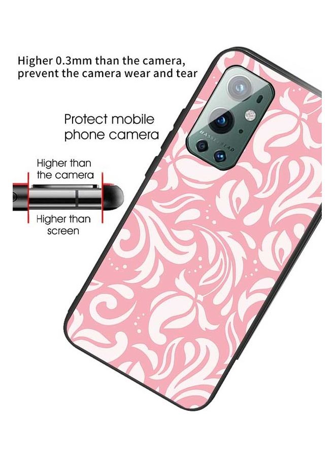 Okteq - Protective Case for OnePlus 9 Pro White/Pink - Image 1