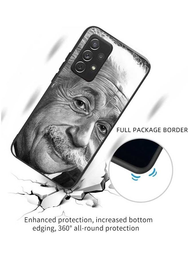 Okteq - Protective Case for Samsung Galaxy A72 4G / A72 5G Albert Einstein - Image 1