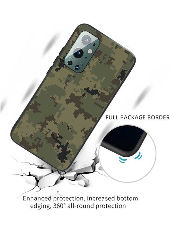 Protective Case for OnePlus 9 Pro Dark  Pixel Camouflage