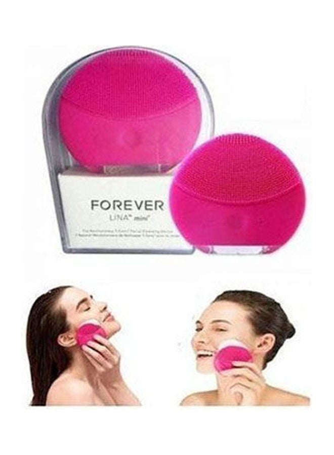 Forever - Silicone Ultrasonic Facial Cleanser Brush Pink - Image 1