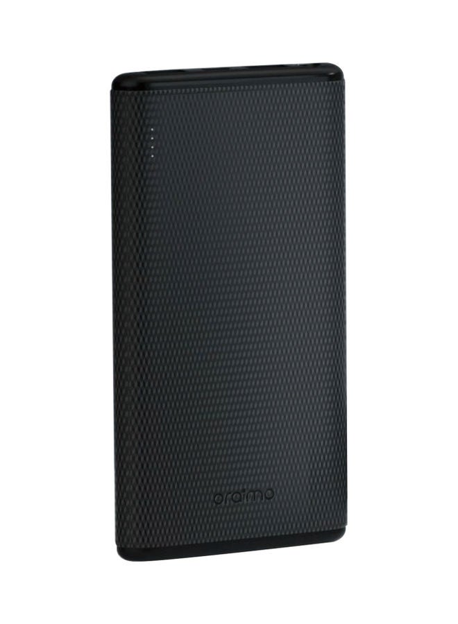 Oraimo 10000.0 mAh Fast Charging Power Bank With LED Torch Black - Image 1