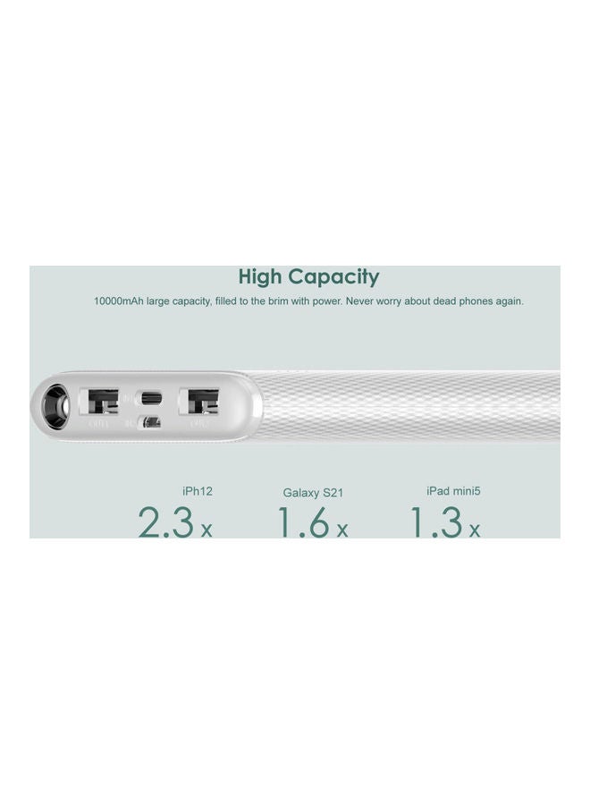 Oraimo 10000.0 mAh Fast Charging Power Bank With LED Torch Black - Image 2