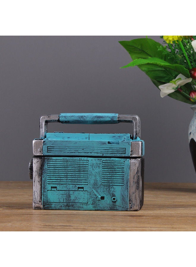 منفضة سجائر بتصميم راديو مزخرف مع غطاء - Image 2