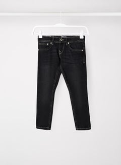 Boys Finly Skinny Fit Low Waist Jeans Black