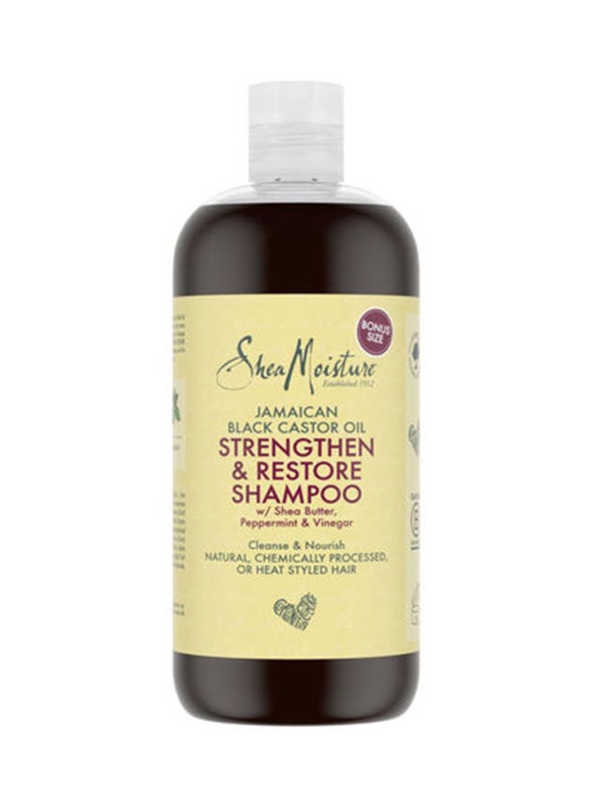 SheaMoisture Jamaican Black Castor Oil Strenghten & Restore Shampoo 473ml  - Image 1