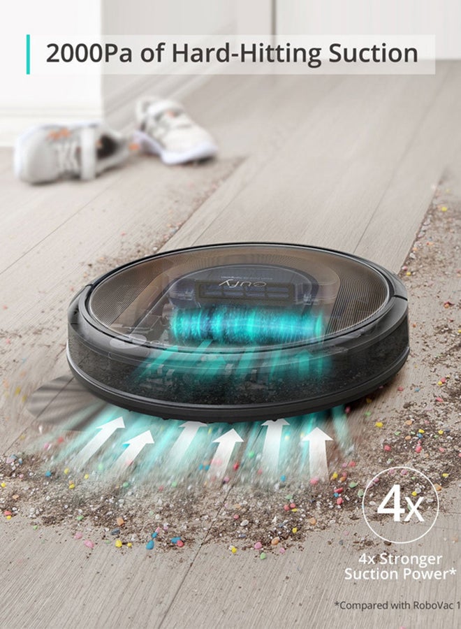 Robot Vacuum G30 Hybrid With Smart Dynamic Navigation 0.6 L 40 W T2253 Black/Brown