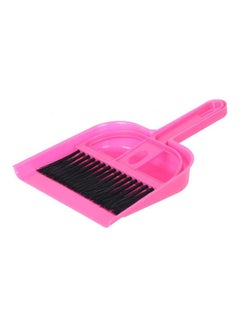 Generic Plastic Cleaning Shovel With Brush Pink  - Image 1