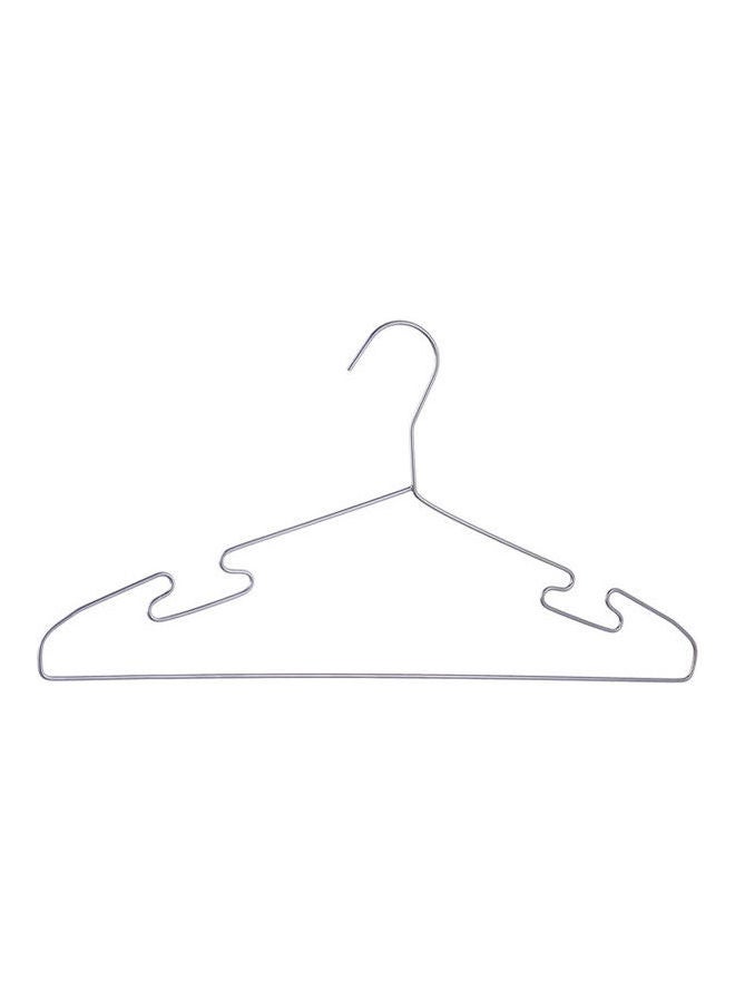 Agfa Stainless Steel Clothes Hanger Set 10 Pieces Silver 40.5 x 21cm  - Image 2