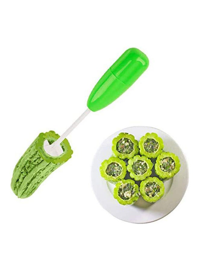 طقم أدوات حفر لولبية للخضراوات برأس قابل للاستبدال مكون من 4 قطع أخضر 20سم - Image 1