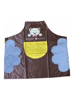 Waterproof Kitchen Apron With Pocket And Microfiber Towel Twin Sides Multicolour