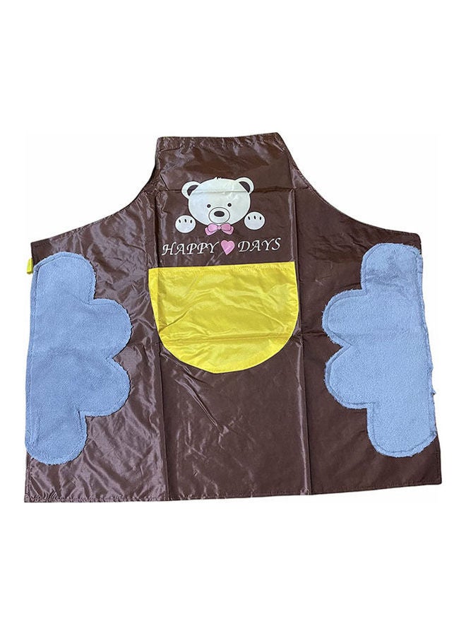 Generic - Waterproof Kitchen Apron With Pocket And Microfiber Towel Twin Sides Multicolour - Image 1