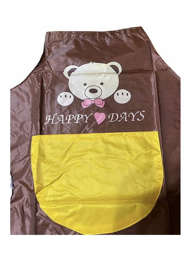 Generic - Waterproof Kitchen Apron With Pocket And Microfiber Towel Twin Sides Multicolour - Image 1