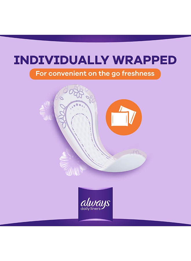 Always - Daily Liners Individually Wrapped Pantyliners 20 Count - Image 1