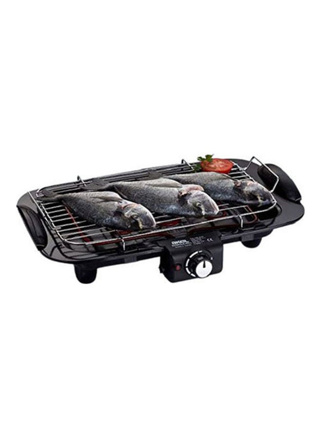 جينوكس شواية كهربائية مع جهاز تنظيم الحرارة 2000.0 W GW-112 أسود  - Image 2