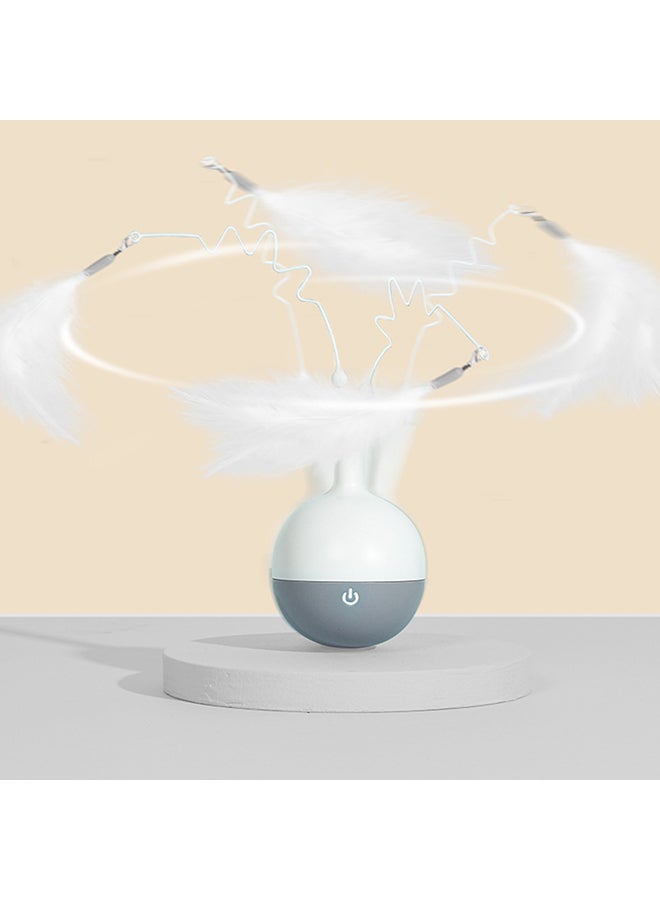 كيدل كرة قطط أوتوماتيكية مزودة بكوب للشفاء الذاتي رمادي 8.39x8.39x32سم - Image 4