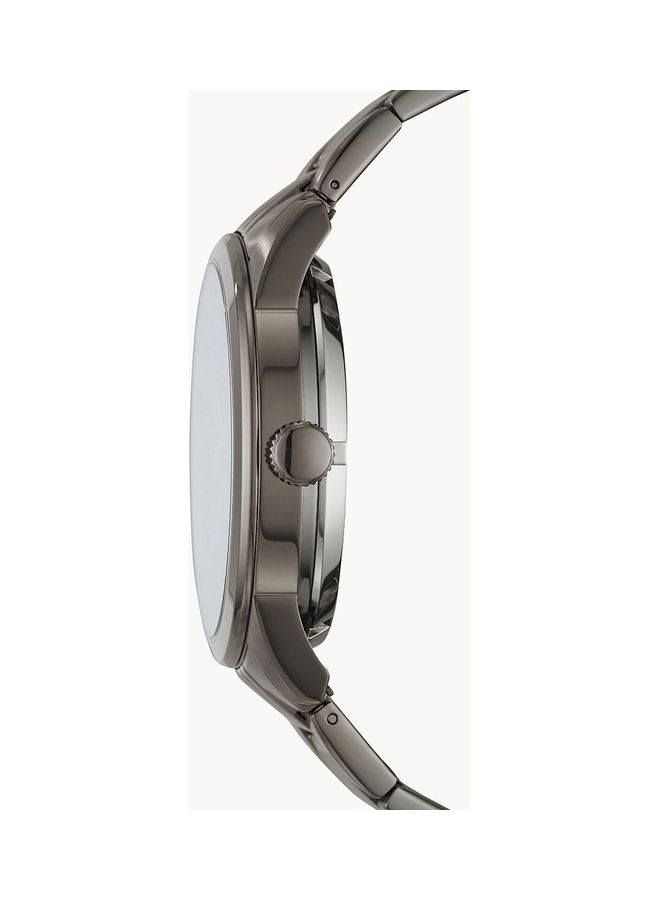 FOSSIL Men's Flynn Automatic Stainless Steel Wrist Watch - 48 mm - Gunmetal  - Image 2