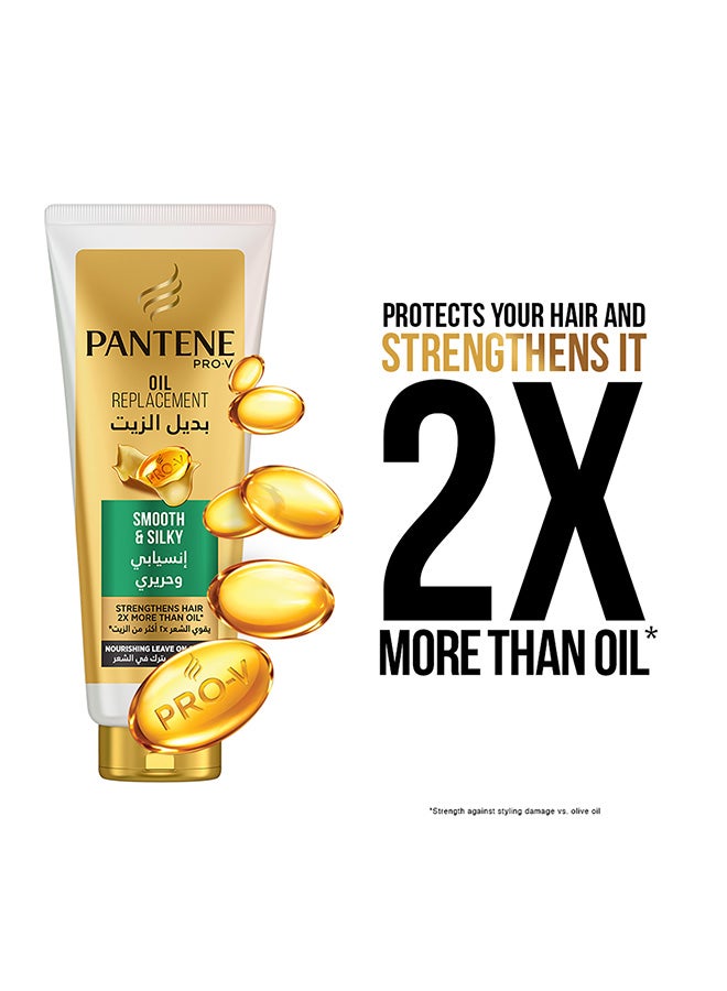 Pantene Pro-V Smooth And Silky Oil Replacement 350ml - Image 4