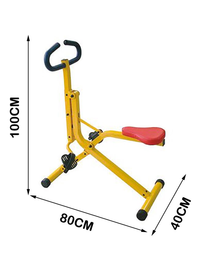 شيانغ يو معدات لياقة بدنية رياضية للأطفال للأماكن الداخلية والخارجية - لون أصفر 80X40X100سم - Image 2