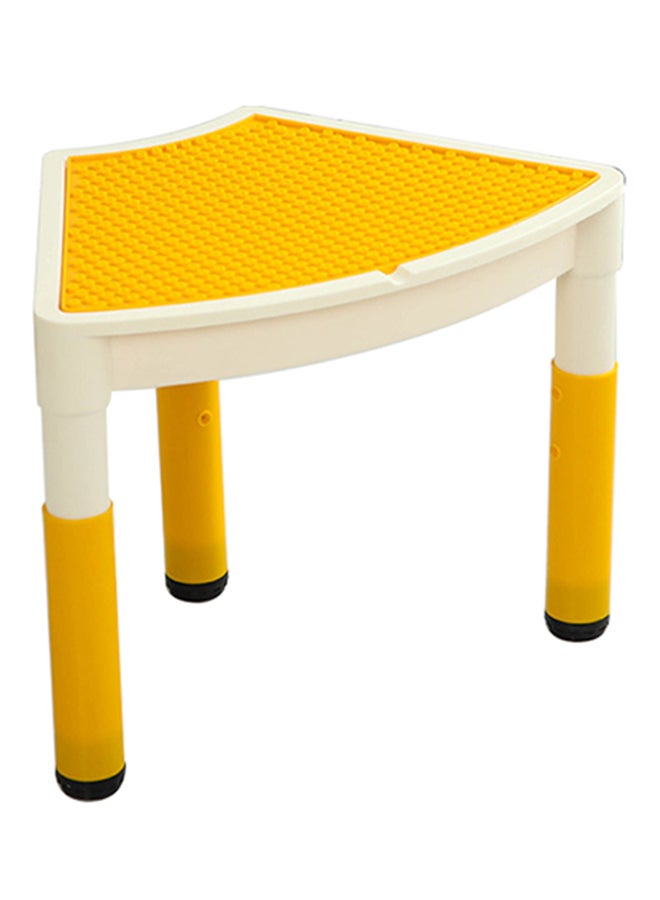 XIANGYU Children's Game Table Yellow/White 40x62x55cm  - Image 1