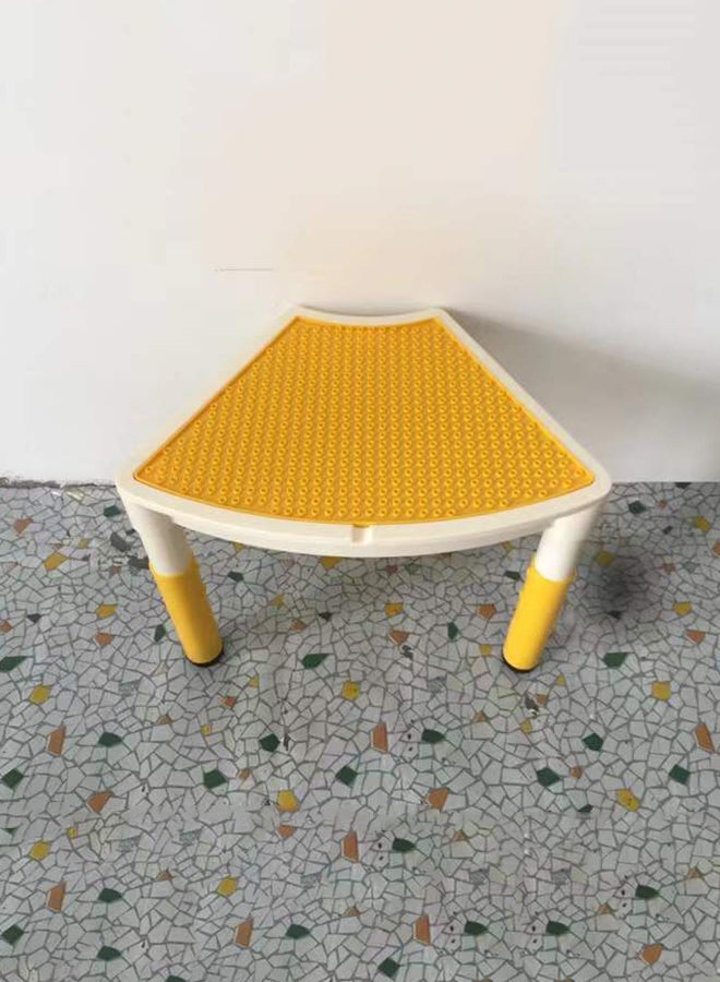 XIANGYU Children's Game Table Yellow/White 40x62x55cm  - Image 2