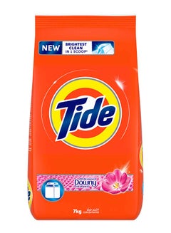 Tide Laundry Powder Detergent, Downy Freshness White 7kg  - Image 1