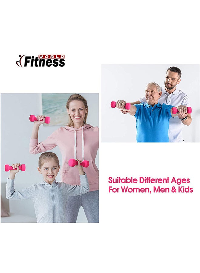 Fitness World 3-Pair Dumbell Set 10kg 10kg  - Image 3