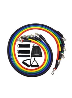 Fitness World 11-Piece Resistance Band Set 22.3 x 20.1 x 10.9cm  - Image 1