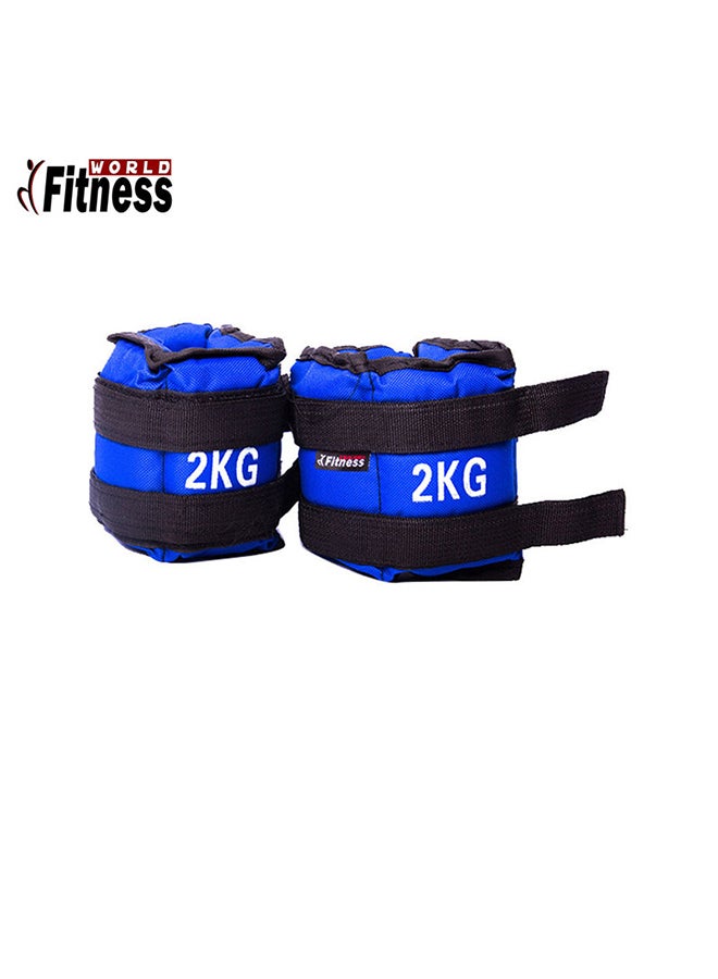 فيتنس ورلد طقم أوزان رملية مكون من قطعتين 2x2كيلوجرام - Image 2