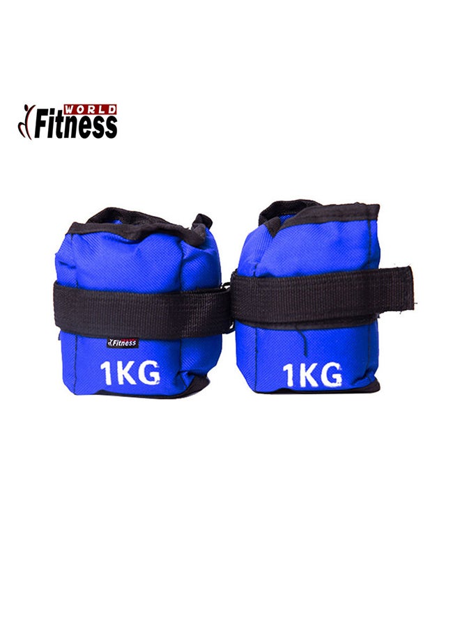 Fitness World 2-Piece Sand Weight For Arms And Legs 2x1kg  - Image 2