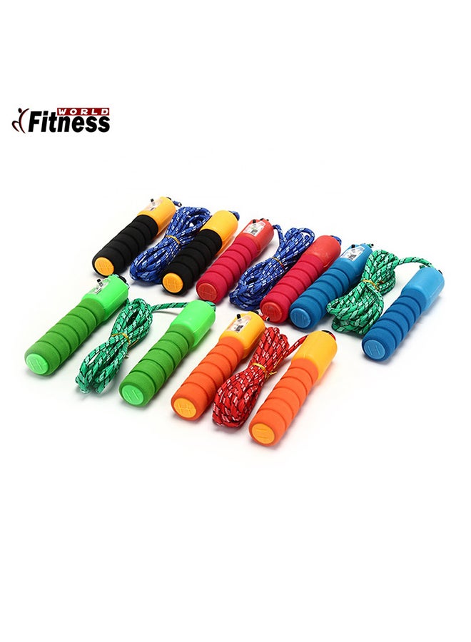 Fitness World Jumping rope with jumper counter 180 cm, green 180cm  - Image 4