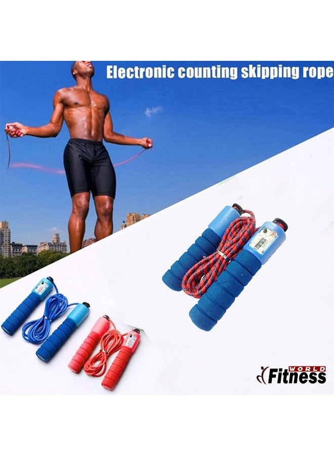 Fitness World - Jumping Rope With Jumper Counter 180cm - Image 1