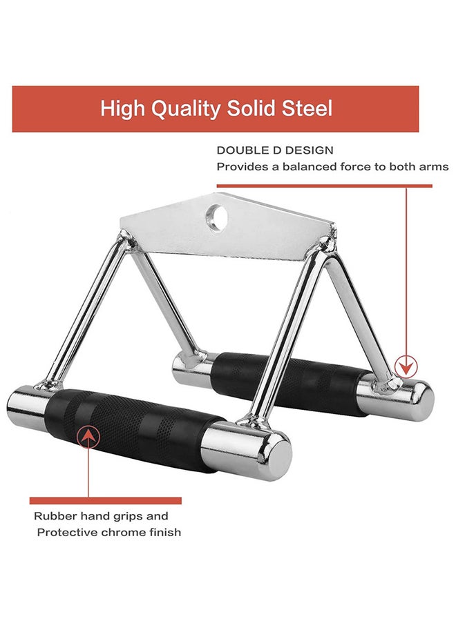 Fitness World - Double D Row Handle 7.5cm - Image 1