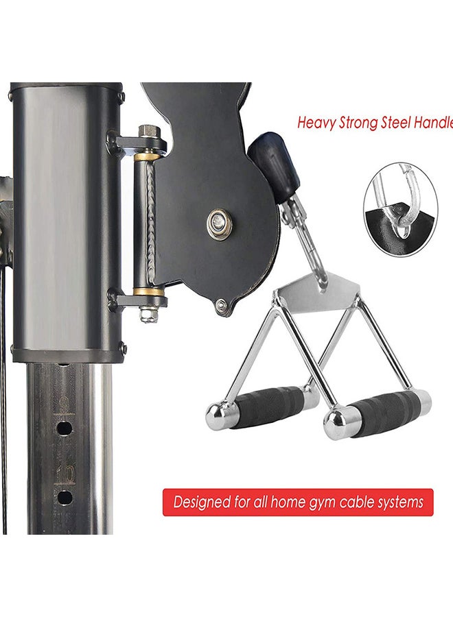 Fitness World - Double D Row Handle 7.5cm - Image 1